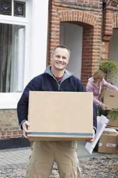 Mobile self storage container delivered to a Surbiton home