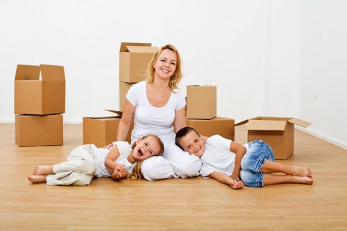 Reliable packing services in Surbiton preparing boxes for relocation